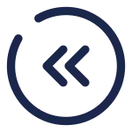 Round Double Alt Arrow Left SVG Icon